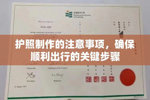 美浓护照制作的注意事项，确保顺利出行的关键步骤