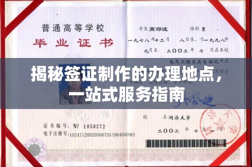 美浓揭秘签证制作的办理地点，一站式服务指南