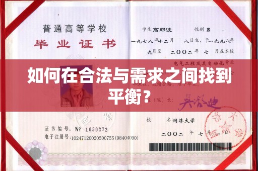 美浓如何在合法与需求之间找到平衡？