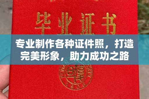 美浓专业制作各种证件照，打造完美形象，助力成功之路