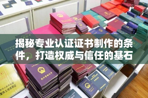 美浓揭秘专业认证证书制作的条件，打造权威与信任的基石