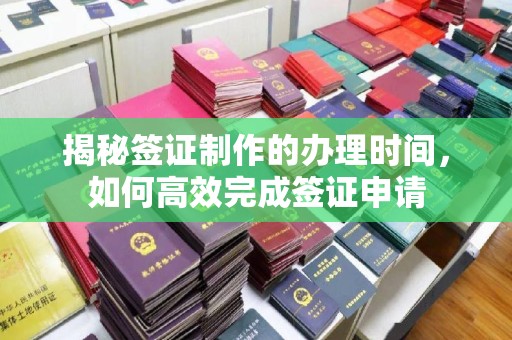 美浓揭秘签证制作的办理时间，如何高效完成签证申请